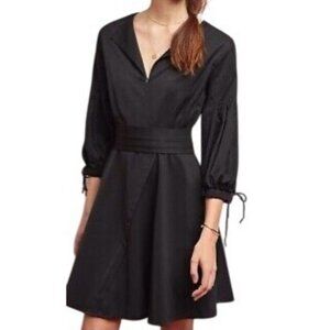 Hailee C‎ Anthropologie Dress Size Xsmall XS Pilcher Black Classic Tuxedo